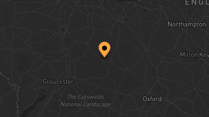 Map location of Cotswold Airsoft