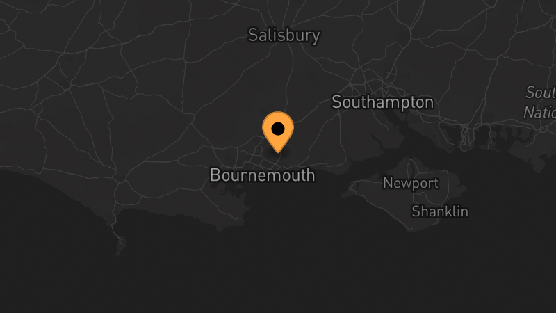 Map location of Camouflage Airsoft: Bournemouth