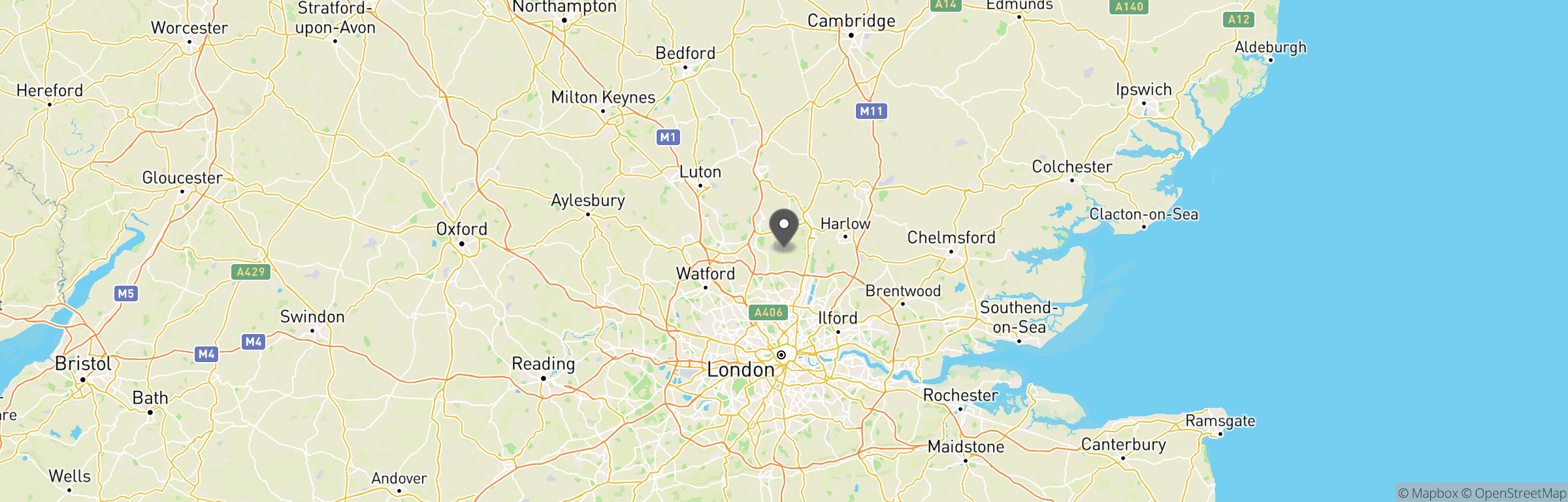 Location map of Warren Wood