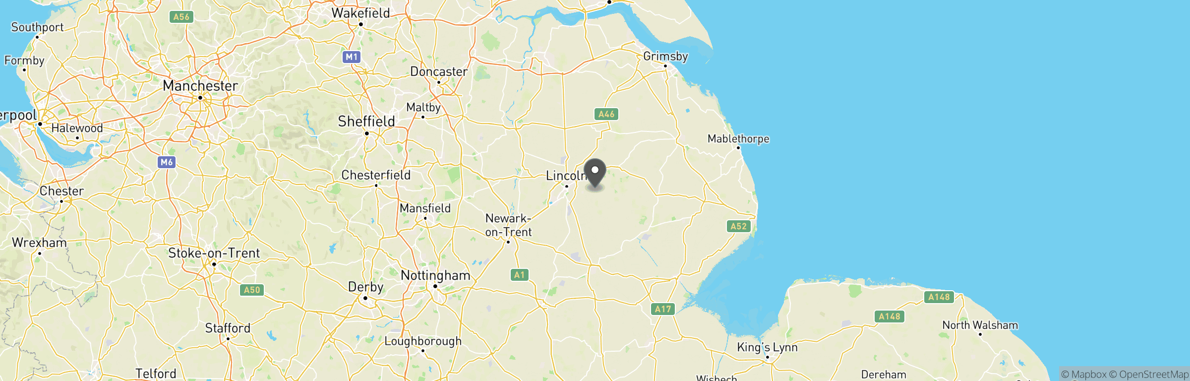 Location map of The Farm