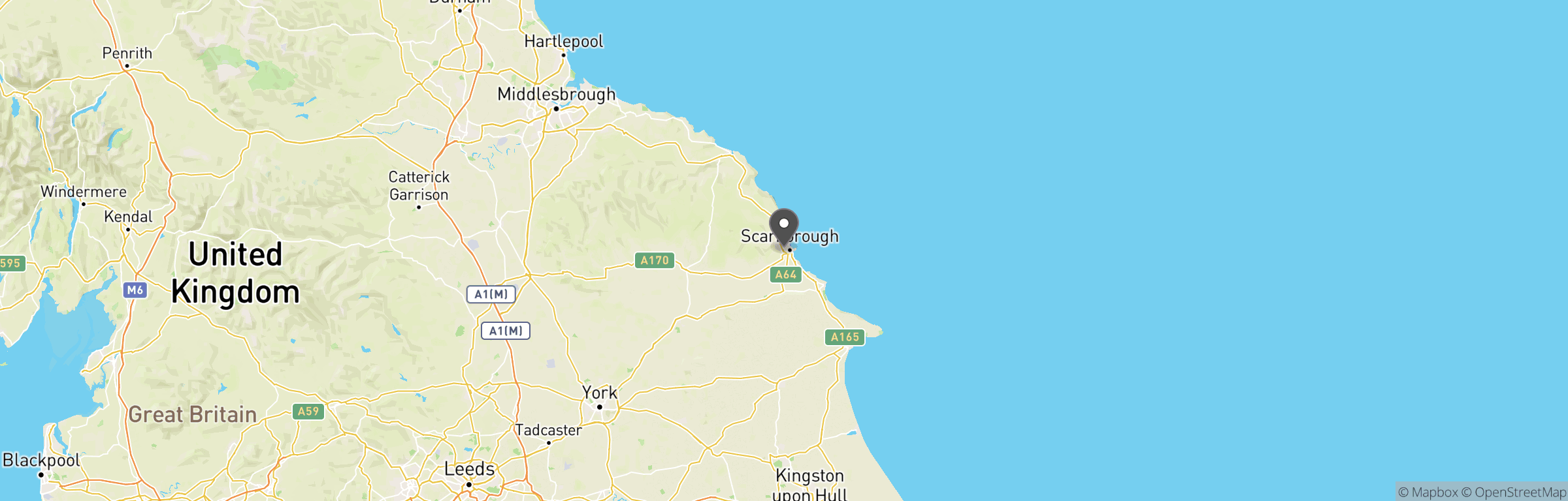 Location map of 101 Airsoft Scarborough 
