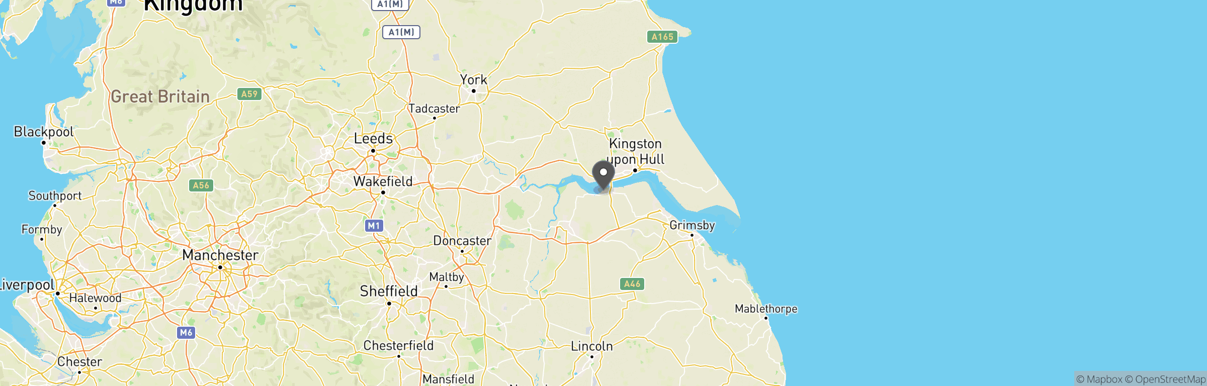 Location map of Humber Airsoft