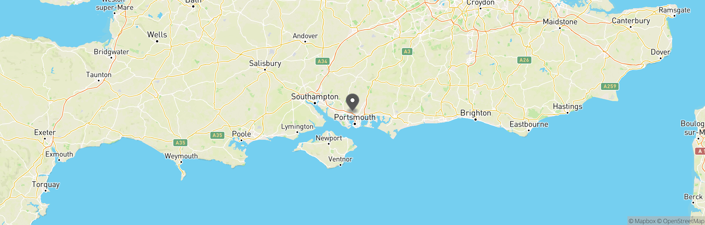 Location map of UCAP Bunker