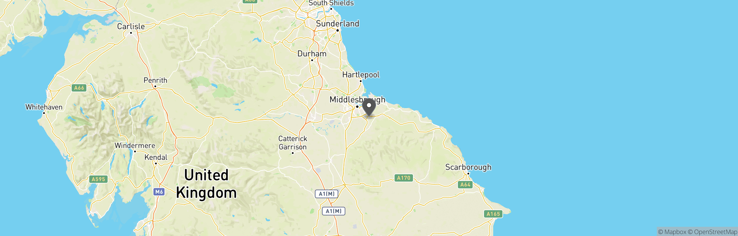 Location map of The Woodland