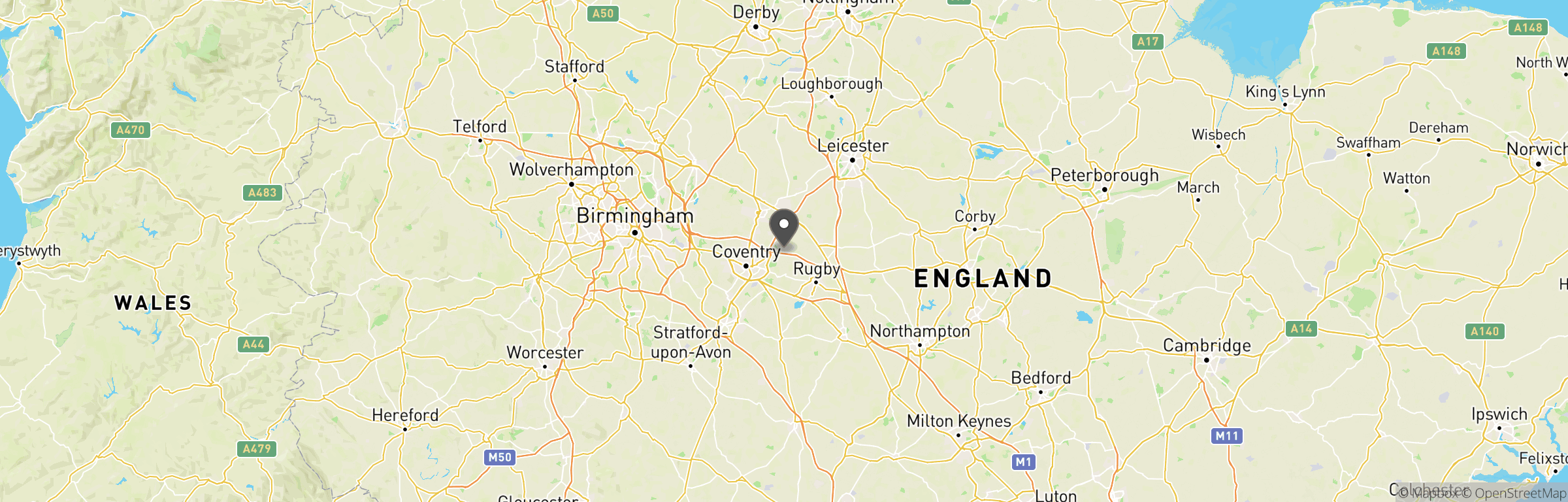Location map of Warzone