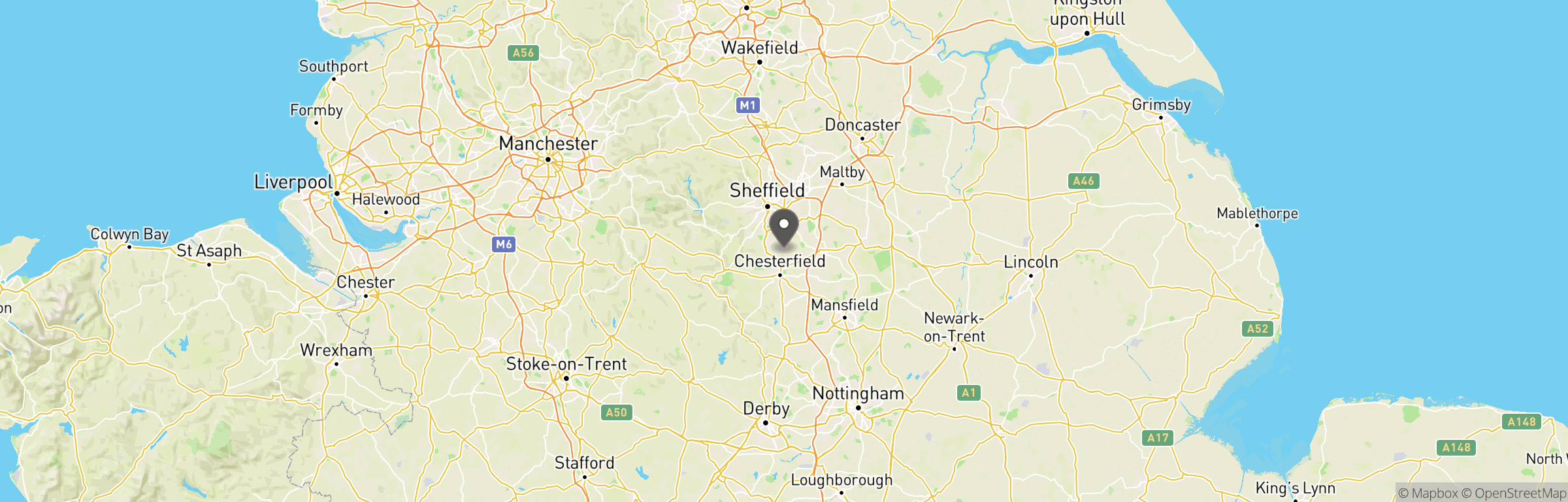 Location map of Black Hills Airsoft