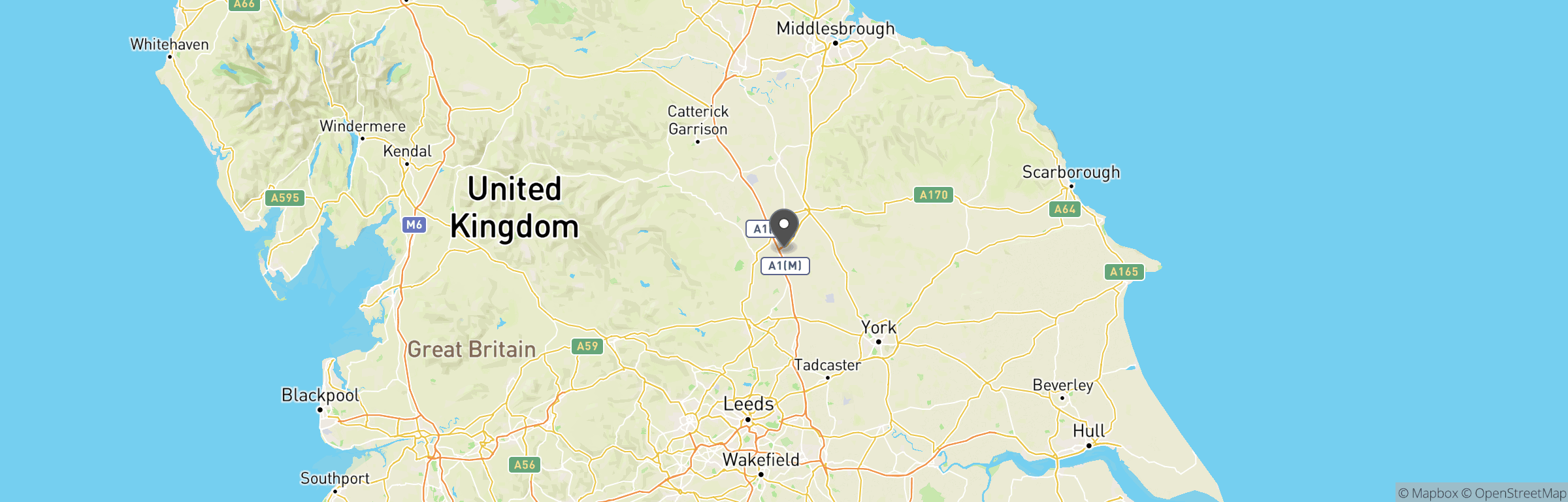 Location map of Northern Alliance Airsoft