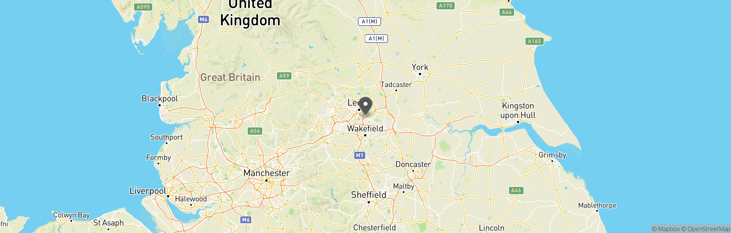 Location map of The Foundry