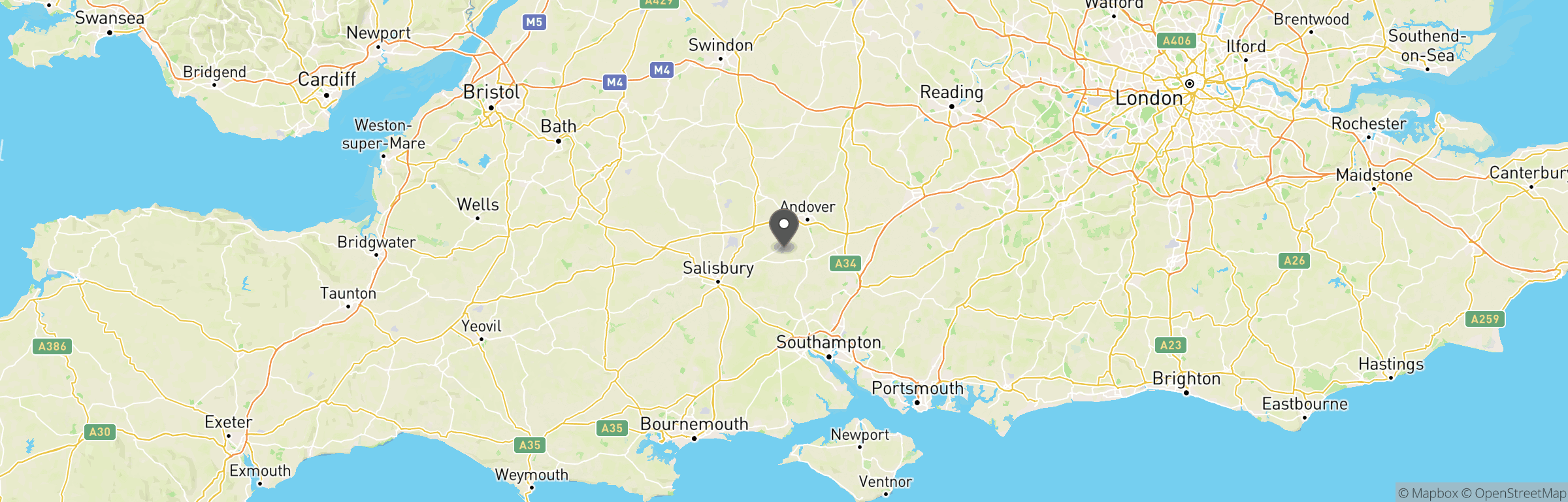 Location map of The Bomb Dump