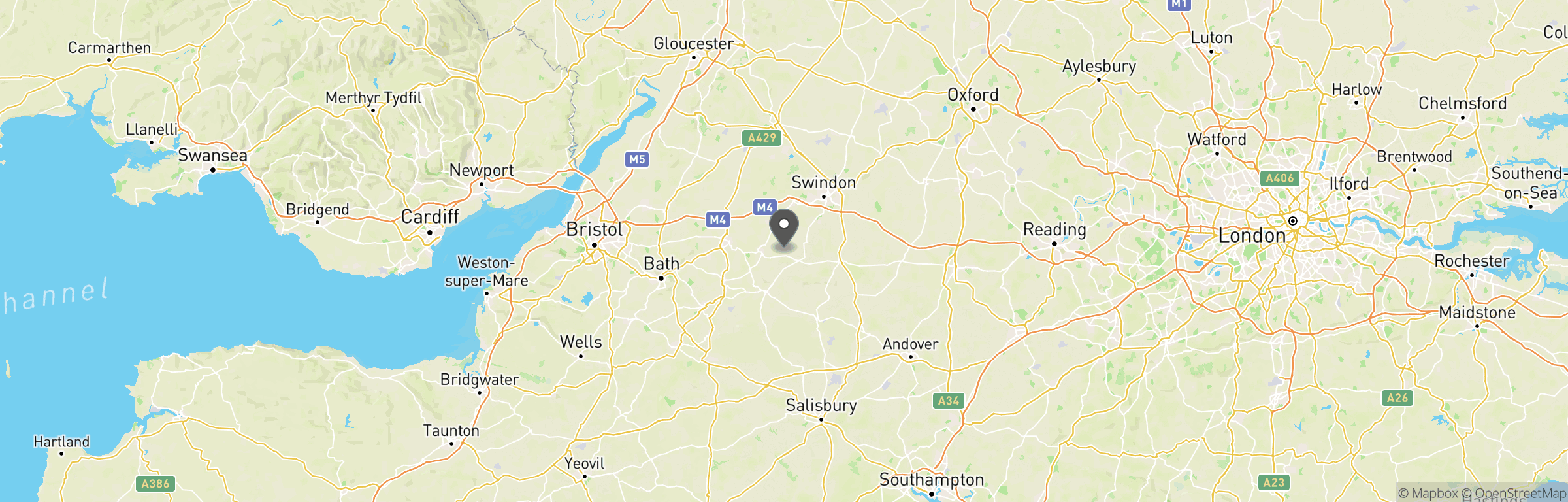 Location map of The Base CQC