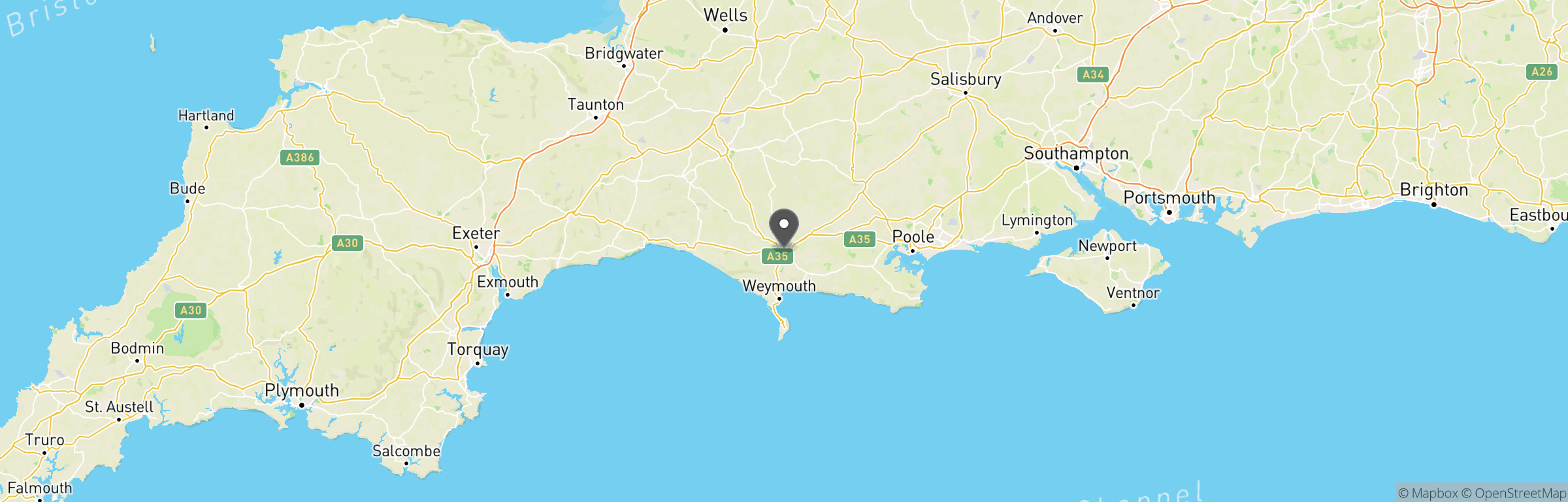 Location map of UCAP Valiant