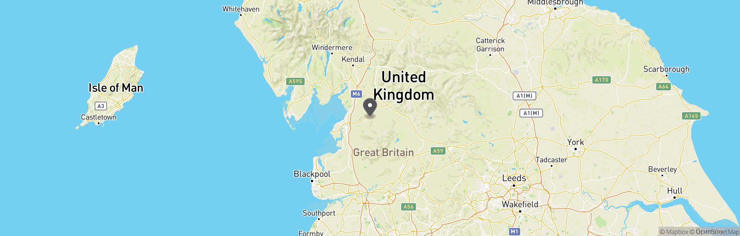 Location map of Moor Lane Airsoft