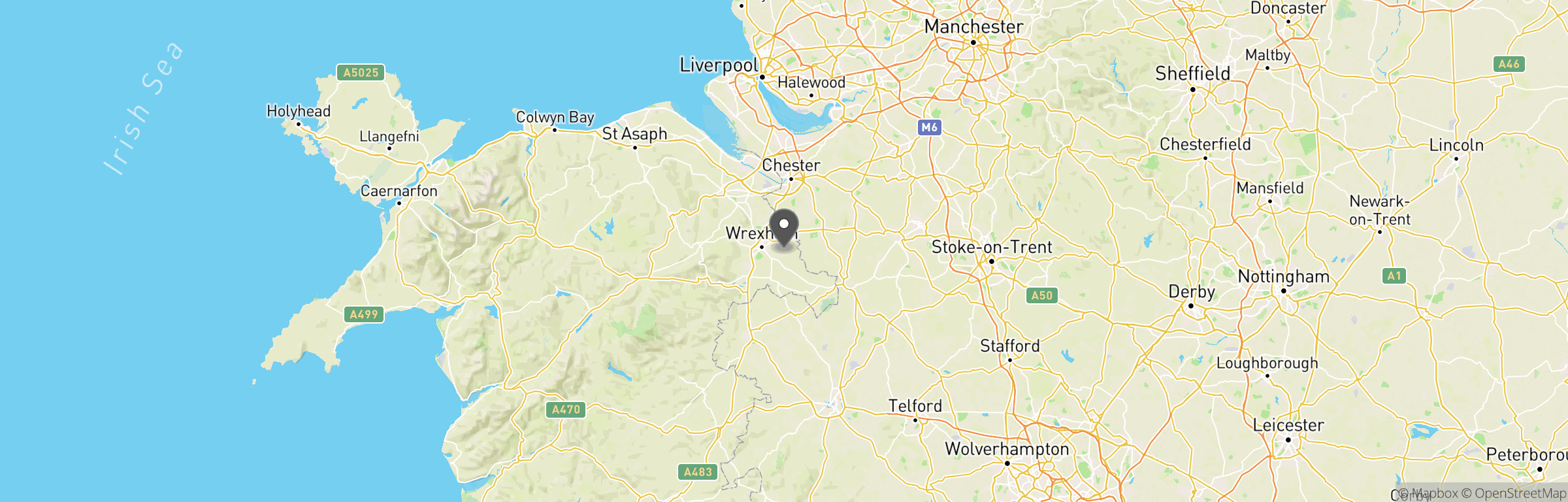 Location map of The Armoury