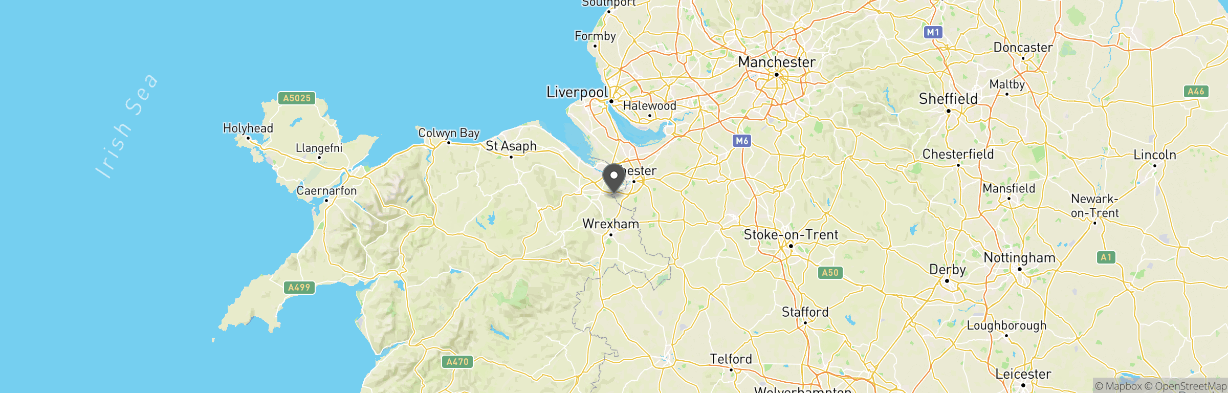Location map of Outpost Airsoft