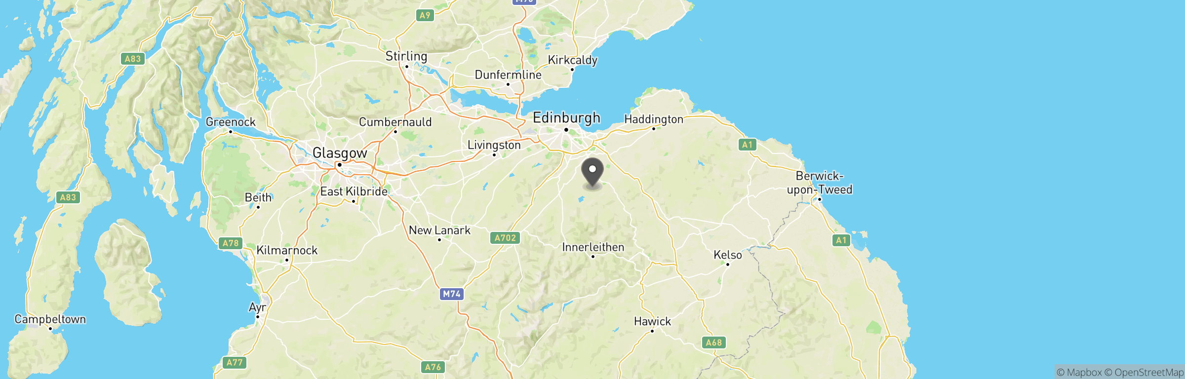 Location map of Land Warrior