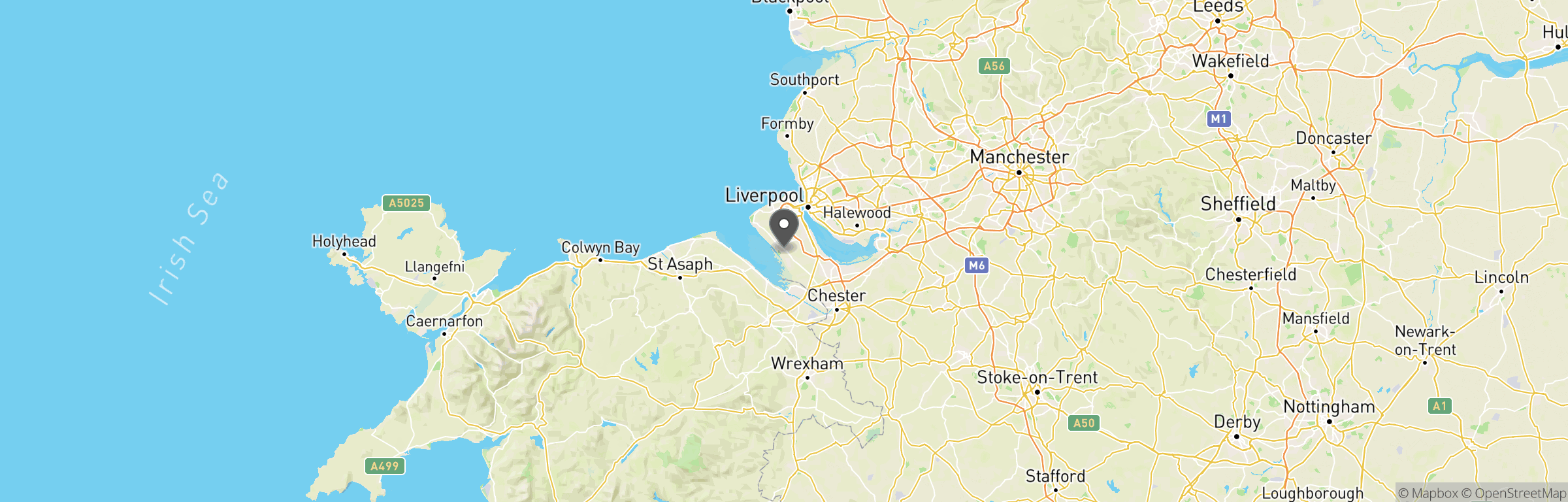 Location map of Parkgate