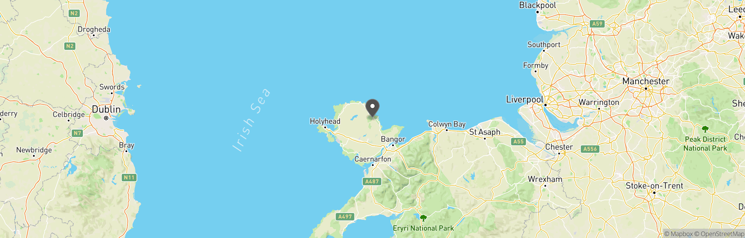 Location map of Over the Top Airsoft Club
