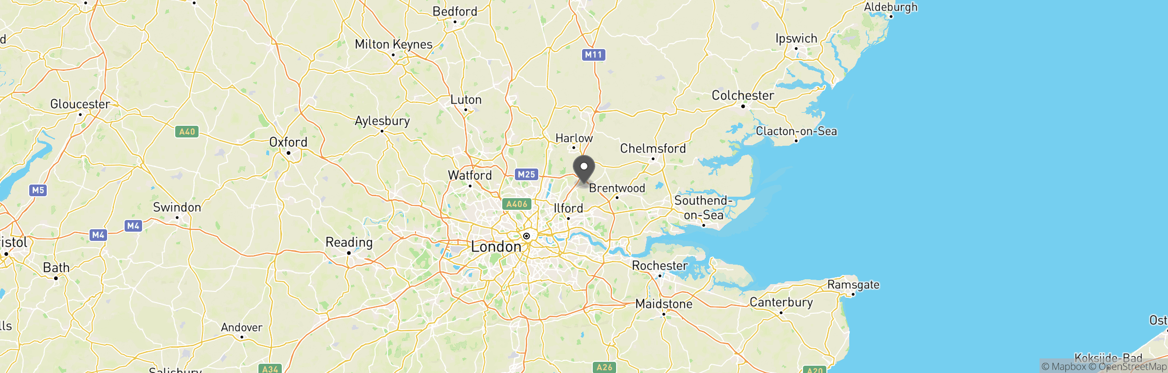 Location map of Mayhem Airsoft