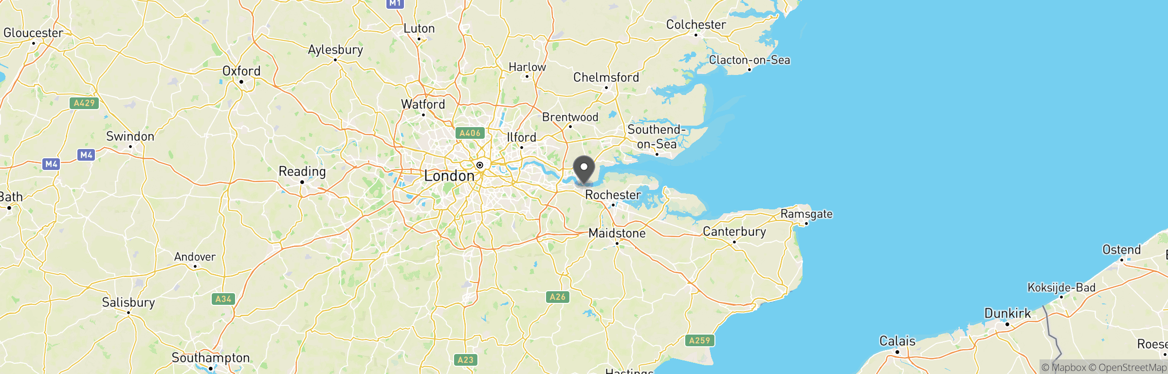 Location map of Echelon Airsoft