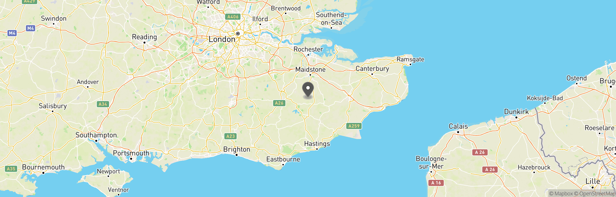 Location map of Invicta Woodland Site