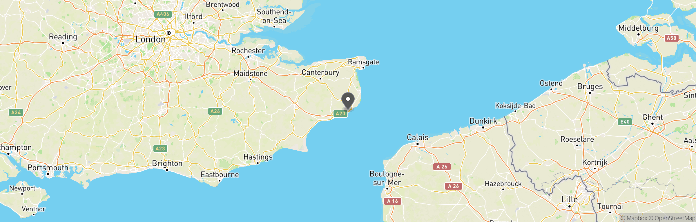 Location map of The Citadel CQE